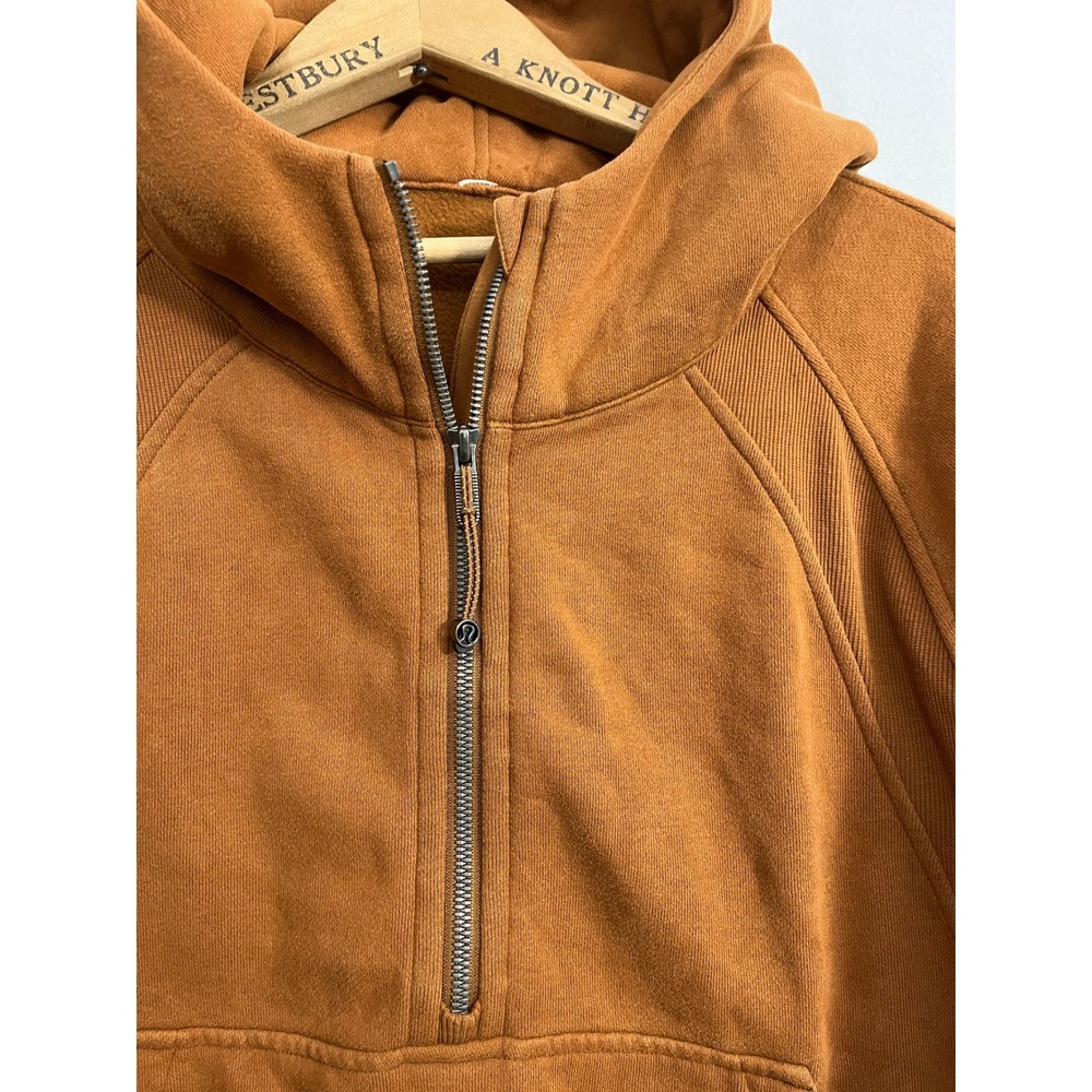 Lululemon Scuba Oversized Half Zip Hoodie Copper Brown XL/XXL LW3DM4S - Picture 4 of 11